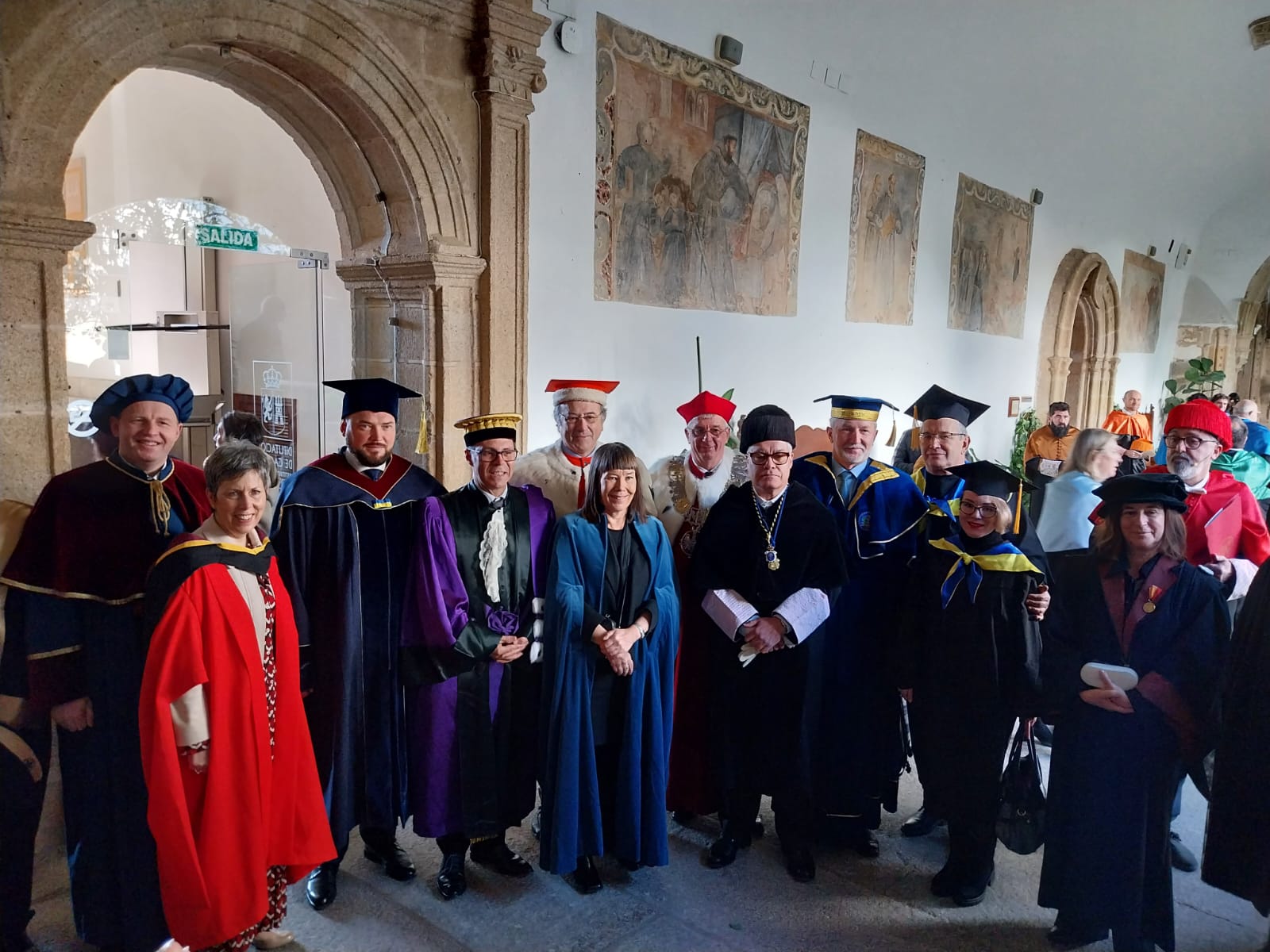 The 9 EUGREEN Rectors and 10 Ukrainian rectors attend the Saint Thomas ceremony at UEx. UEx is very proud to welcome the EUGREEN delegations on its 50th birthday